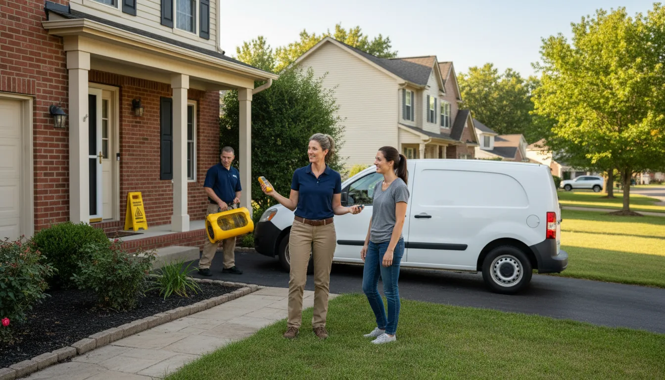 Water restoration image for Home Water Damage Repair in Haileyville, OK